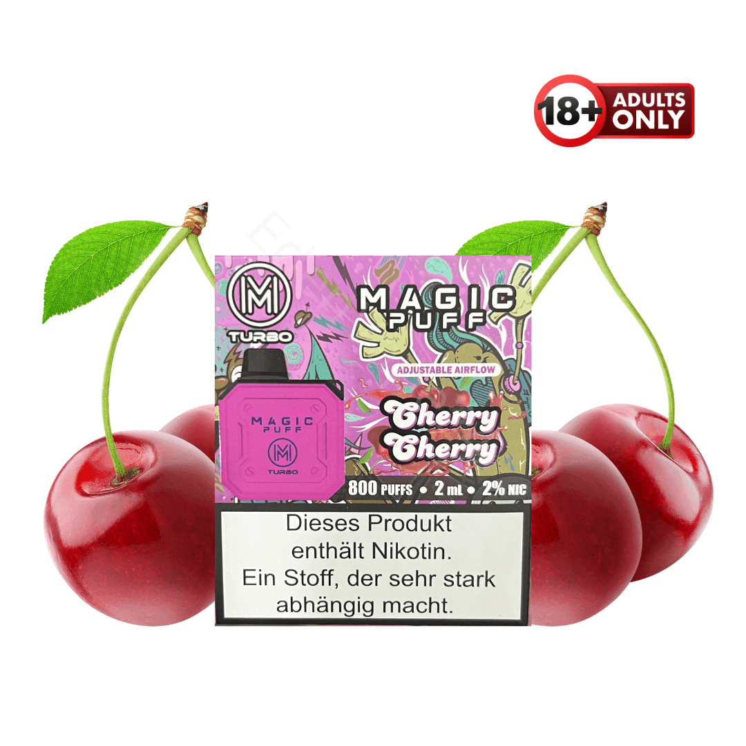 Magic Puff Turbo 800 Cherry Cherry - EdenVape24